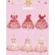 Starry Fantasy Ode To The Strawberry Blouse JSK OP and Sets(Reservation/3 Colours/Full Payment Without Shipping)